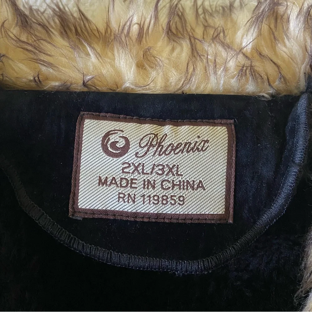 Vintage Phoenix Faux Suede and Fur Penny Lane Coat 2X-3X - Picture 13 of 13